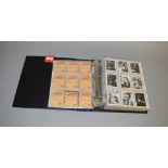 An Album containing a large quantity of Gum Cards Inc Rare Black and White sets, Danger Man,