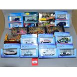 19 x Corgi Lledo Vanguards diecast models, including Boy Racers and Police. VG, boxed.