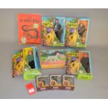 Four Seri Tintin action figures: Haddock, The Captain; Dupont, The First Detective; Dupond,