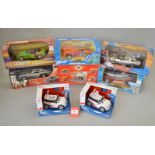 8 x modern boxed die-casts by Bburago, Sun Star and others,