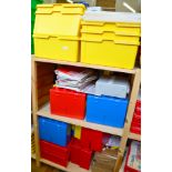 Lego Dacta. A good selection of Lego storage boxes, including brick style boxes.