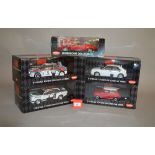 Five Kyosho Gorgeous Collection 1:18 scale diecast model cars,