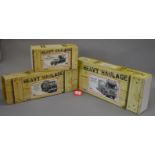 Three Corgi Heavy Haulage 1:50 scale diecast models: CC12306 Eddie Stobart Scammell Contractor