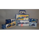 Six Corgi Pickfords diecast models: Heavy Haulage 17502; Heavy Haulage 17701; CC11401; 30501; 17904;