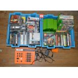 Good quantity of assorted games for Xbox and Playstation consoles. Together with a Binatone game.