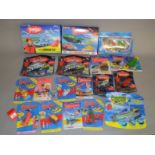 16 x Gerry Anderson figures and vehicles, including Thunderbirds, Captain Scarlet and Stingray,