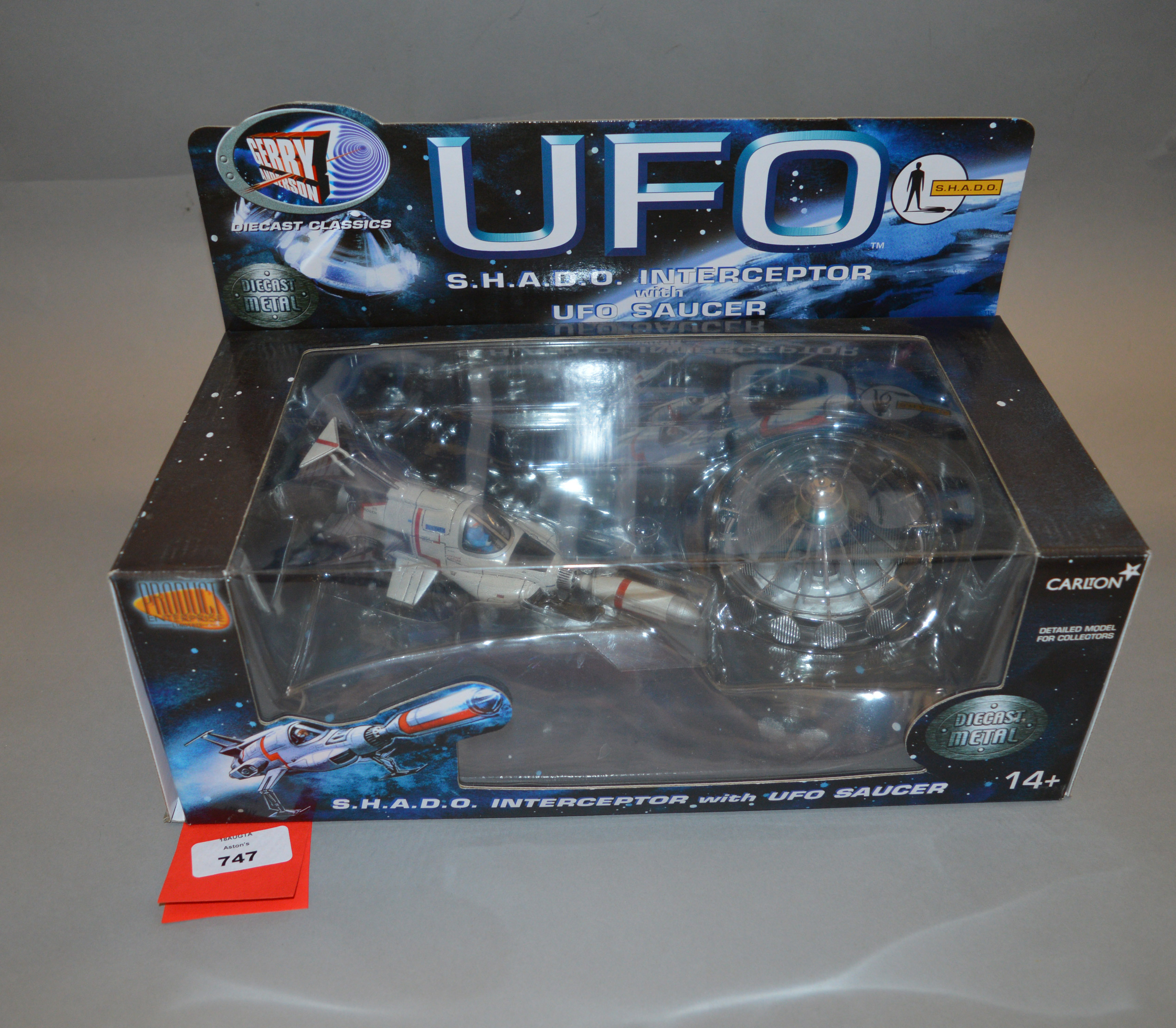 A boxed 'Product Enterprise' Gerry Anderson 'U.F.O.' TV series related diecast model of a S.H.A.D.O.