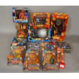 12 x Character Doctor Who toys, included carded action figures and playsets.