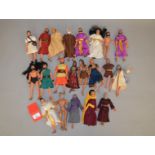 21 x action figures, mostly 8", including Biblical and Egyptian figures, by Bible Games,