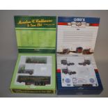 Two Corgi 1:50 scale diecast model sets: CC99125 Gibb's of Fraserburgh The End of the Road,