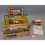 Four boxed Corgi Toys diecast models, 437 Superior Ambulance, G+ with instruction sheet in F/G box,