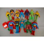 Mego World's Greatest Superheroes, a quantity of 8" action figures,