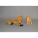 Two Disney 'Bambi' teddy bears: Steiff Bambi, c.