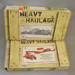Two Corgi Heavy Haulage 1:50 scale diecast model sets: CC12307 United Heavy Transport Scammell