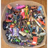 A very large quantity of unboxed action figures, mostly 1990s onwards.