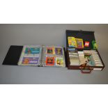 An Album and a suitcase containing Loose and sets of Gum Cards and related advertising material,