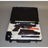 An unboxed 'Secret Sam' plastic Attache Case by De Luxe Toys (England) containing gun,