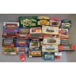 A quantity of assorted diecast models, including buses, by Corgi, Atlas and similar. VG, boxed.