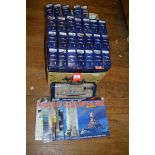 27 x DeAgostini Warships of WWII Collection 1:1000 scale models, with related magazines. VG, boxed.