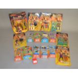 Quantity of figures: six ToyBiz Hercules; nine Activision Skylanders. All boxed/carded, F-VG.