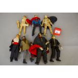 An excellent lot of seven vintage monster toys.