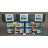 Seven Corgi diecast petrol tankers: three Fuelling the Fifties Premium Edition (CC11604, CC11502,