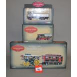 Three Corgi Vintage Glory of Steam diecast models: CC20003 Sentinel Dropside 6 Ton Wagon;