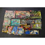 Lego sets Sci-Fi etc Inc Ninjago Spinner set, Aqua Raiders and Exoforce etc,