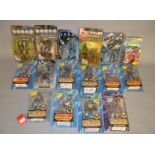 16 x McFarlane action figures, including Spawn and action figures.