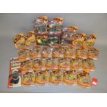 27 x Hasbro Indiana Jones action figures and accessories. All E and carded/boxed.