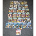 32 x Star Trek The Next Generation action figures by Galoob and Playmates. All carded, G.