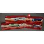 Four Corgi Hauliers of Renown 1:50 scale diecast models: CC13424 TP Niven ERF ECT General Purpose