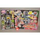 Two Super Fighter 15 robot toys. Both VG and boxed.