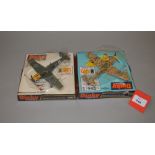 Two boxed Dinky Toys diecast model aircraft, both numbered 726,