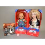 Child's Play Bride of Chucky: Sideshow Toys Chucky doll; Sideshow Toys Bride of Chucky doll;