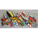 A mixed lot of unboxed die-casts including modern issues and a good quantity of earlier Corgi