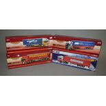 Four Corgi Hauliers of Renown 1:50 scale diecast models: CC12941 S Walker Transport Scania Topline