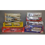 8 x Boxed die-casts by NewRay, Universal Hobbies etc ,