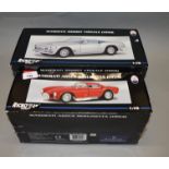 Two boxed Ricko Maserati diecast model cars in 1:18 scale,