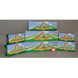 Seven Corgi Fairground Attractions diecast models: CC07401; CC20303; CC10303; CC10802; CC10804;