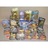 Quantity of assorted film related action figures by NECA, N2 and others,