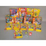15 x The Simpsons toys and action figures by Bandai and Playmates.