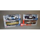 Four Maisto Special Edition 1:18 scale diecast model cars,