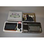 Retro gaming. Sinclair ZX Spectrum, boxed, together with a Triga Command controller, boxed.