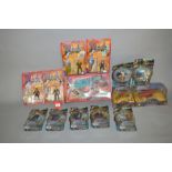 Quantity of action figures: five Mattel Hook; nine PopCo Golden Compass. All boxed/carded, F-VG.