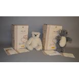 Two Steiff teddy bears, both UK & Ireland exclusives: Polar Ted, white, 40 cm, ltd.ed.