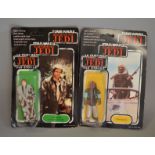 Two Palitoy Star Wars Return of the Jedi 3 3/4" action figures,