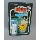 A Kenner Star Wars 'The Empire Strikes Back' carded 3¾ inch action figure 'Princess Leia Organa',