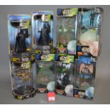 Eight Hasbro Star Wars action figures,