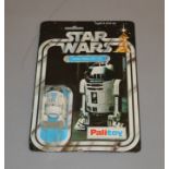 Palitoy Star Wars Artoo-Detoo (R2-D2) 3 3/4" action figure, sealed on a 12 back card.